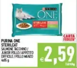 Supermercati Agorà Purina One Sterilcat offerta