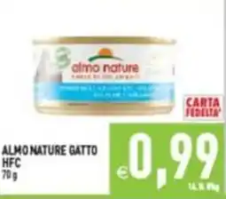 Supermercati Agorà ALMO NATURE GATTO HFC offerta