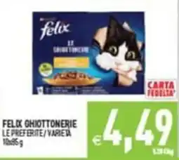 Supermercati Agorà FELIX GHIOTTONERIE LE PREFERITE offerta