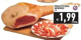 Supermercati Agorà Prosciutto Crudo San Daniele offerta