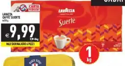 Supermercati Agorà LAVAZZA CAFFE' SUERTE offerta