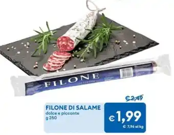 MD Discount Filone di salame dolce e piccante offerta