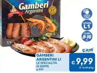 MD Discount Gamberi argentini l1 le specialità di beppe offerta