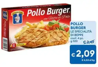 MD Discount Pollo burger le specialità di beppe offerta
