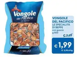 MD Discount Vongole del pacifico le specialità di beppe offerta