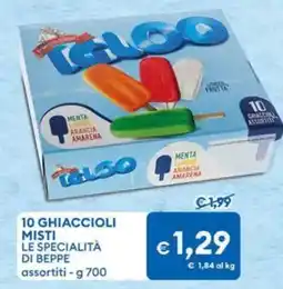 MD Discount 10 ghiaccioli misti le specialità di beppe offerta