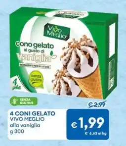 MD Discount 4 coni gelato vivo meglio offerta