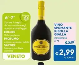 MD Discount Vino spumante ribolla gialla offerta