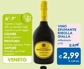 MD Discount Vino spumante ribolla gialla offerta