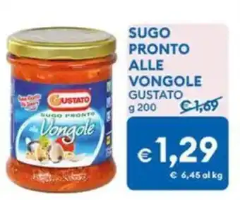 MD Discount Sugo pronto alle vongole Gustato offerta