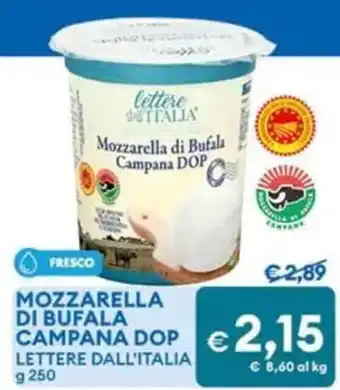 MD Discount Mozzarella di bufala campana dop lettere dall'italia offerta