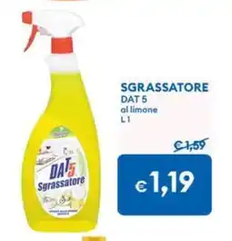 MD Discount Sgrassatore DAT 5 offerta