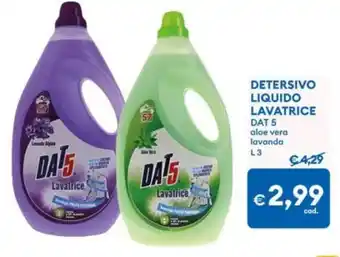 MD Discount Detersivo liquido lavatrice DAT 5 offerta