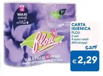 MD Discount Carta igienica Flou offerta