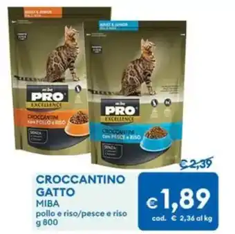 MD Discount Croccantino gatto Miba offerta