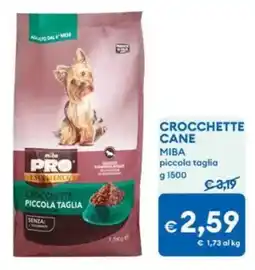 MD Discount Crocchette cane Miba offerta