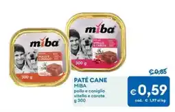 MD Discount Paté cane Miba offerta