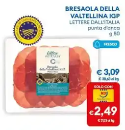 MD Discount Bresaola della valtellina igp lettere dall'italia offerta