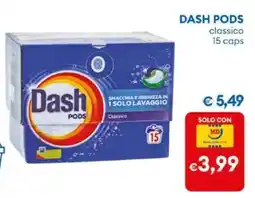MD Discount Dash pods classico 15 caps offerta