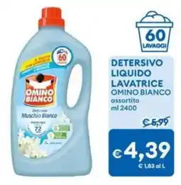 MD Discount Detersivo liquido lavatrice Omino Bianco offerta