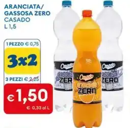 MD Discount Aranciata/ gassosa zero Casado offerta