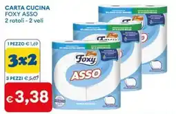 MD Discount Carta cucina foxy Asso offerta