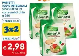 MD Discount Panetti 100% integrali Vivo Meglio offerta