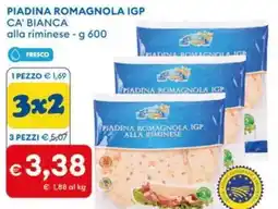 MD Discount Piadina romagnola igp Ca' Bianca offerta