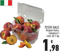 Conad Pesche gialle offerta