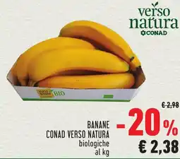 Conad Banane conad verso natura offerta