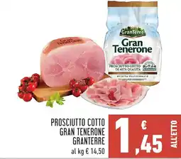 Conad Prosciutto cotto gran tenerone Granterre offerta