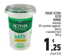 Conad Yogurt activia kéfir Danone offerta