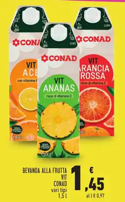 Conad Bevanda alla frutta vit Conad offerta