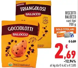 Conad Biscotti Balocco offerta