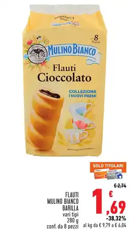 Conad Flauti mulino bianco Barilla offerta