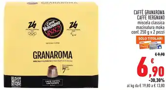 Caffè granaroma caffè Vergnano