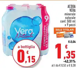 Conad Acqua Vera offerta
