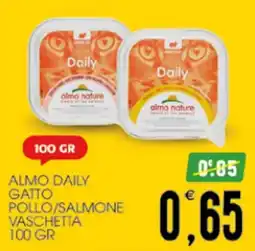 SpesAmica Almo daily gatto pollo/salmone vaschetta offerta