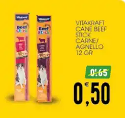 SpesAmica Vitakraft cane beef stick carne/ agnello offerta
