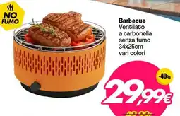 Franzy's Barbecue Ventilato a carbonella senza fumo offerta