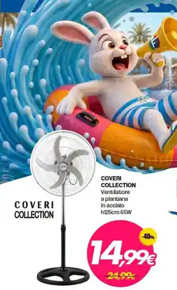 Franzy's COVERI COLLECTION Ventilatore a plantana in acciaio offerta