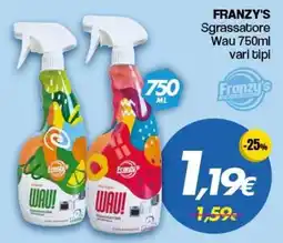 Franzy's Franzy's Sgrassatore Wau offerta
