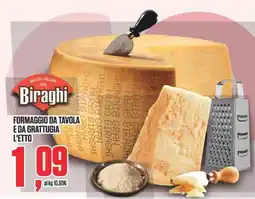Coop Formaggio da tavola e da grattugia Biraghi offerta