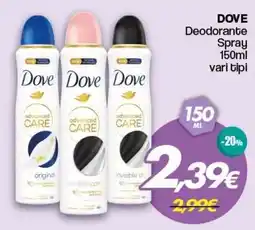 Franzy's Dove Deodorante Spray offerta