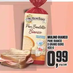 Coop Mulino Bianco Pan Bauletto Bianco offerta