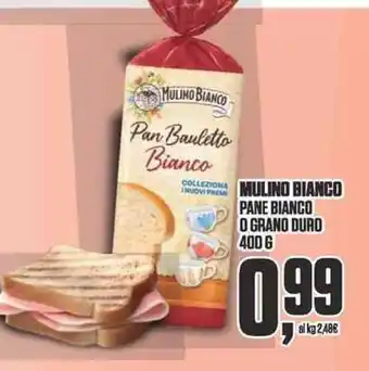 Coop Mulino Bianco Pan Bauletto Bianco offerta