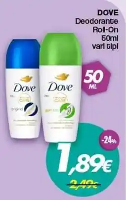 Franzy's Dove Deodorante Roll-On offerta