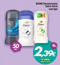 Franzy's DOVE Deodorante Stick offerta