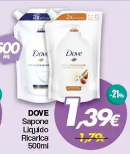 Franzy's DOVE Sapone Liquido Ricarica offerta