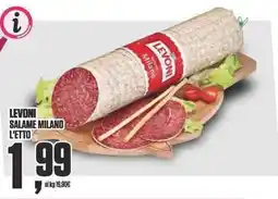 Coop LEVONI SALAME MILANO offerta